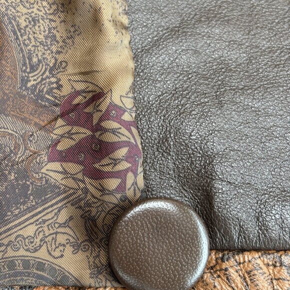 Vintage Printed Collage Leather Jacket - Picture 14 of 16